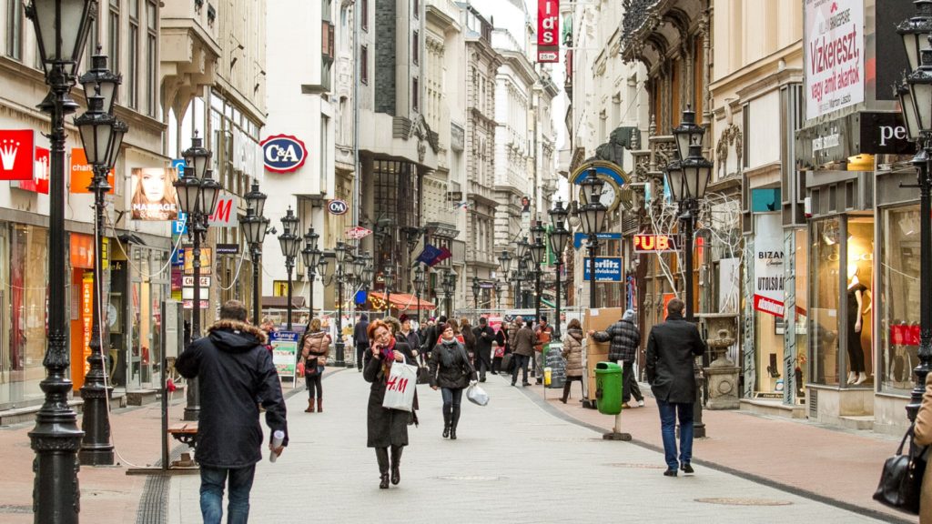 vaci utca budapest