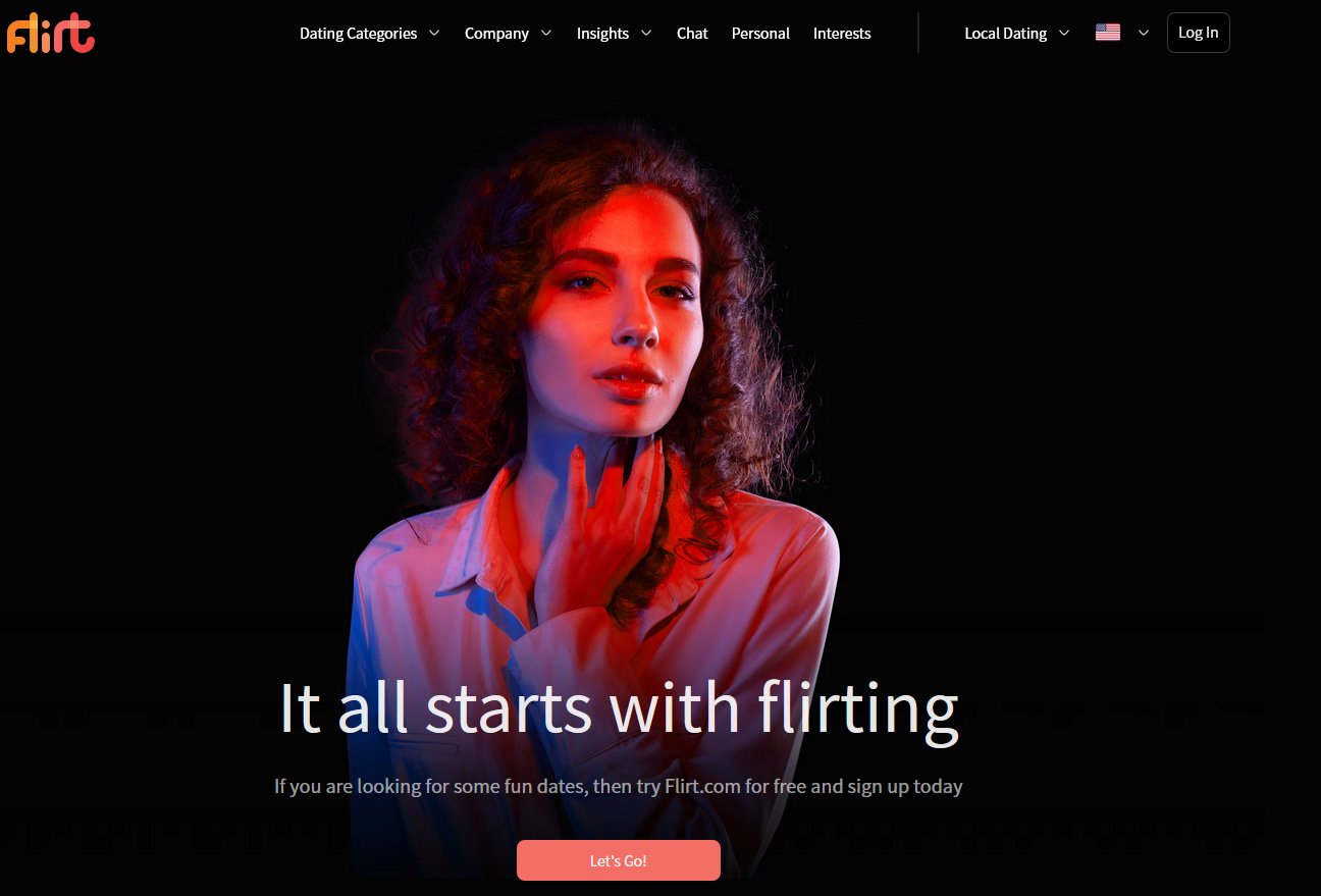 Flirt homepage