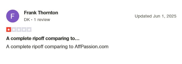 Affpassion fake review