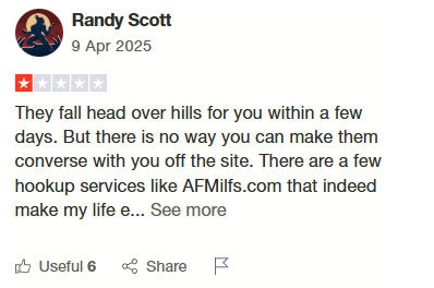 Afmilfs fake review