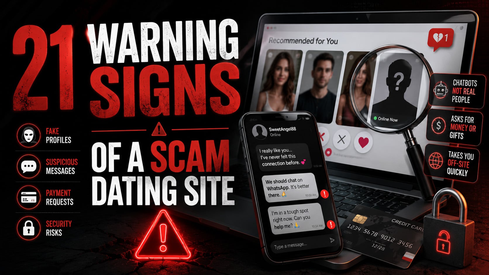 Scam Dating Site Warnings