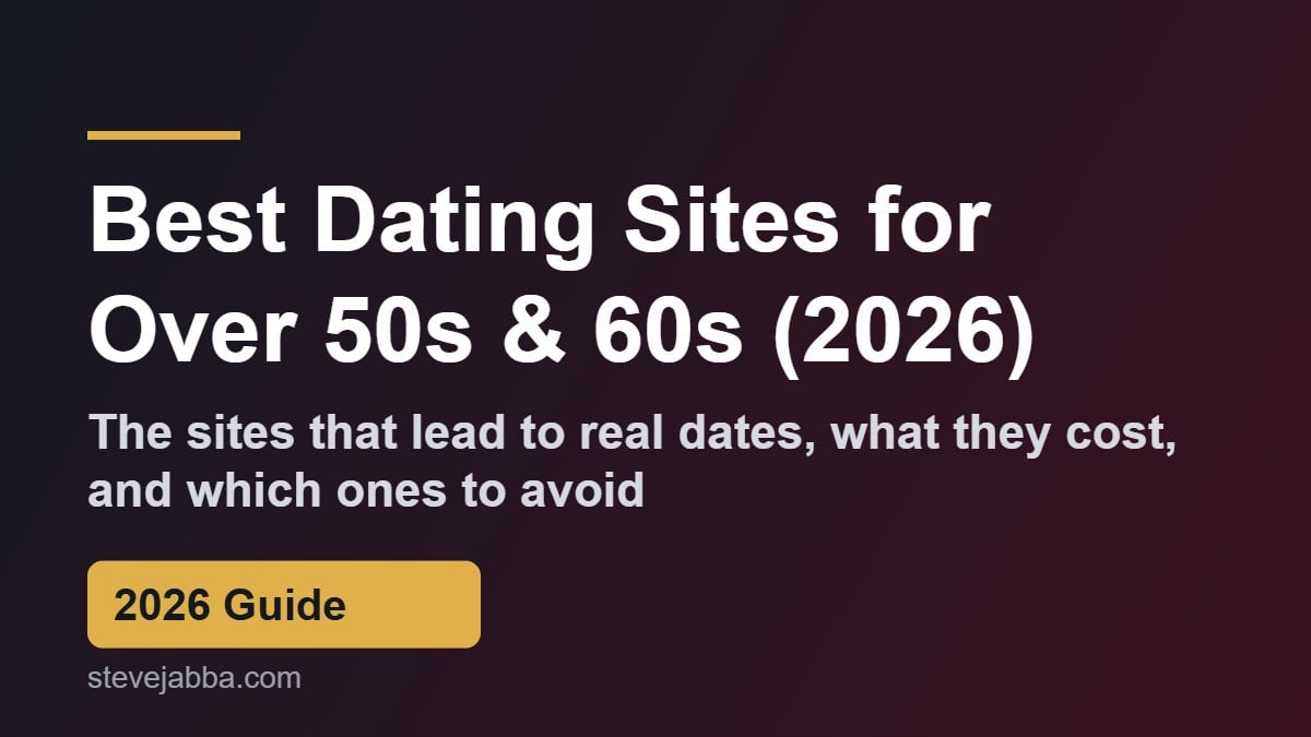 Best dating sites for over 50s and 60s in 2026