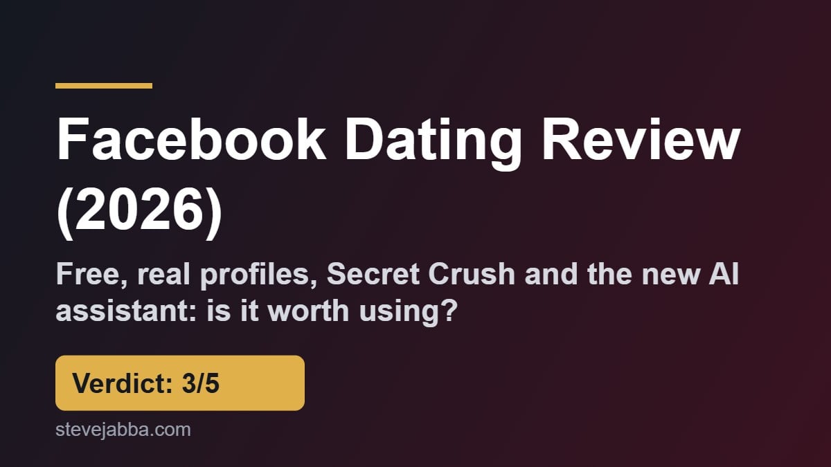 Facebook Dating app review 2026